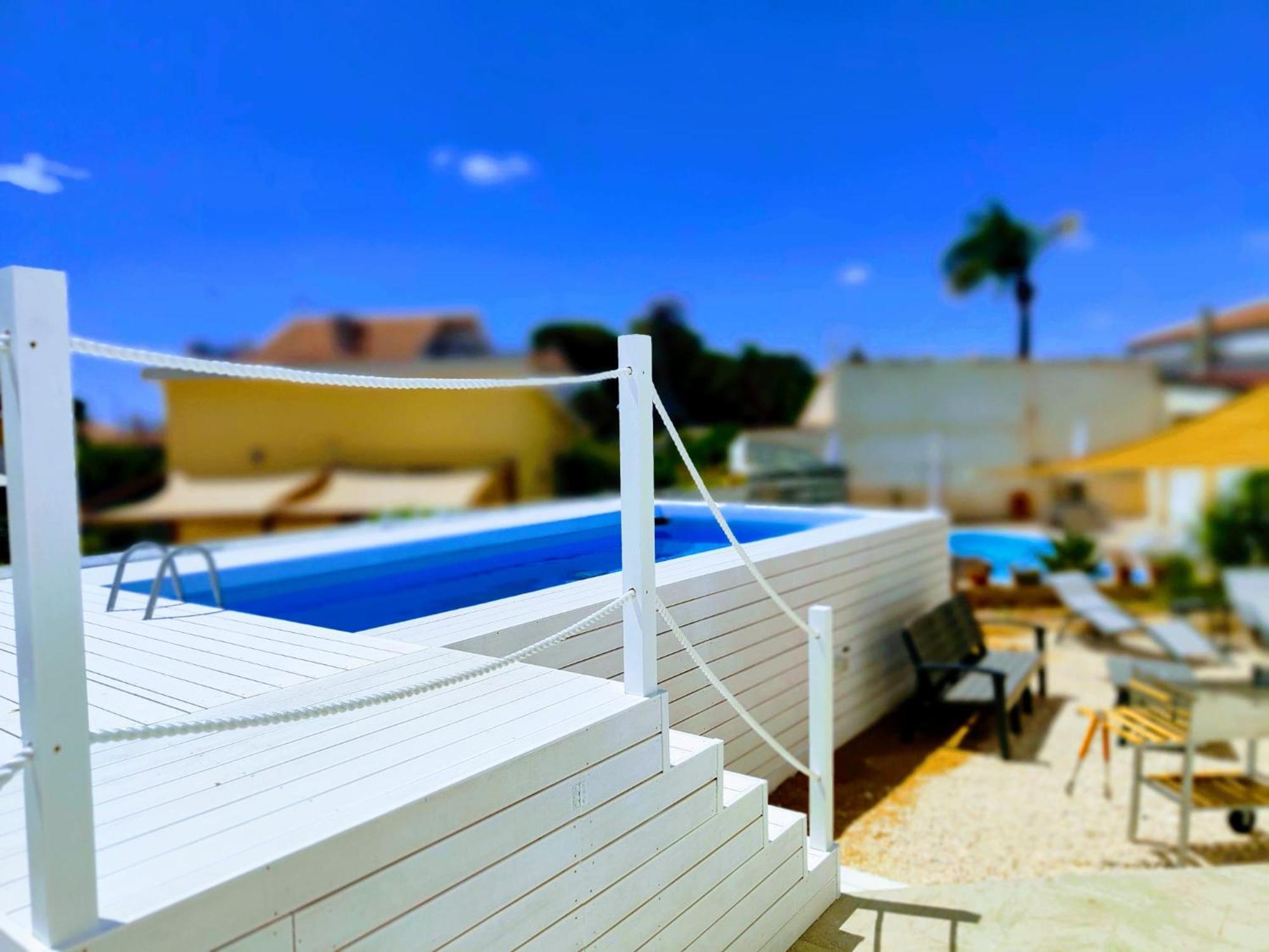 Pool Seaside Relais - Ville Ninfea, Marea, Rosa E Cassiopea Fontane Bianche Exteriér fotografie