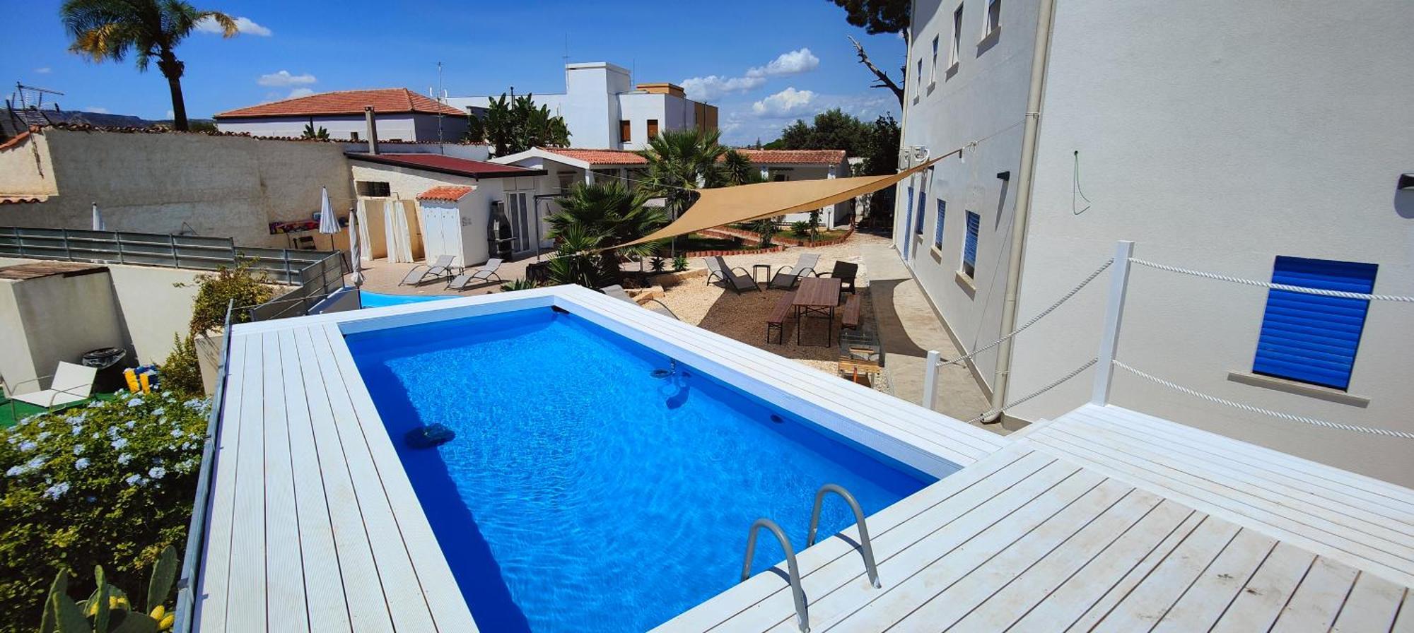 Pool Seaside Relais - Ville Ninfea, Marea, Rosa E Cassiopea Fontane Bianche Exteriér fotografie