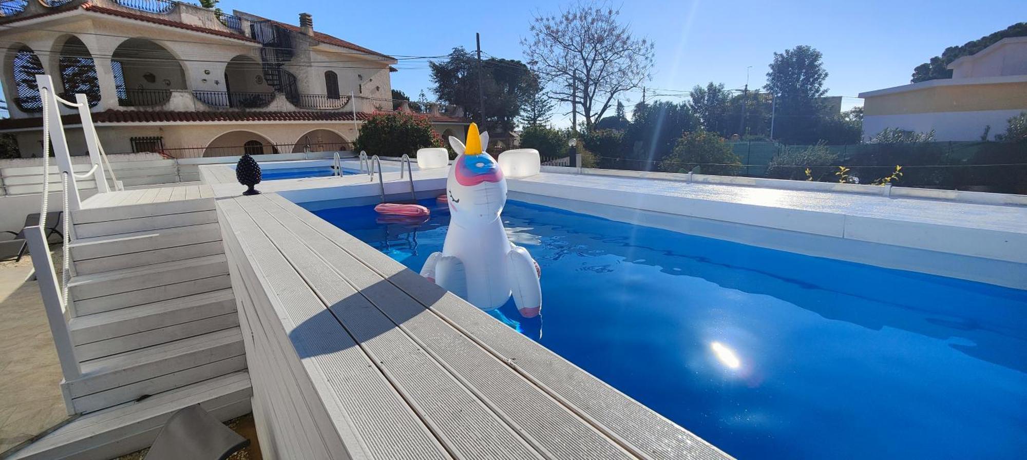 Pool Seaside Relais - Ville Ninfea, Marea, Rosa E Cassiopea Fontane Bianche Exteriér fotografie