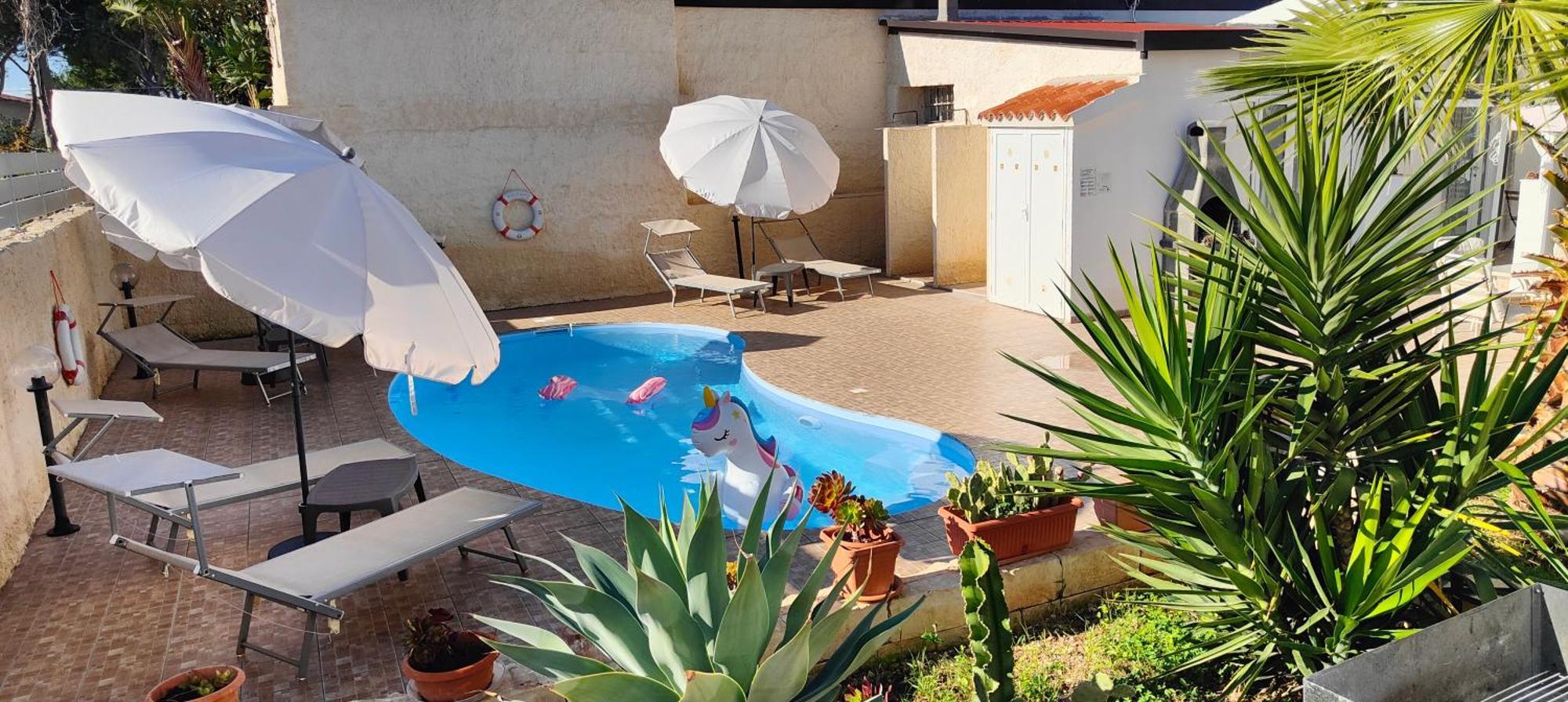 Pool Seaside Relais - Ville Ninfea, Marea, Rosa E Cassiopea Fontane Bianche Exteriér fotografie
